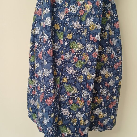 Cottagecore Floral Mini Dress Blue Size Large - Picture 7 of 9
